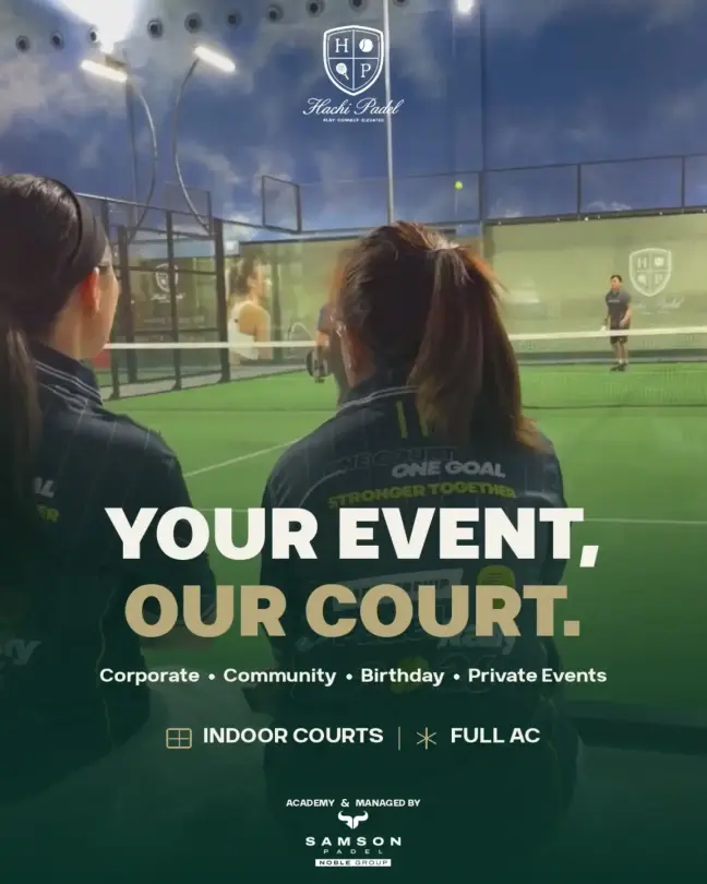 Your event, our court