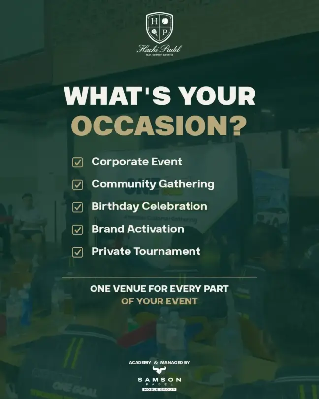 Events checklist poster